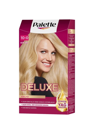 5 Adet Palette Deluxe 10-0 Açık Sarı Saç Boyası 115 Ml