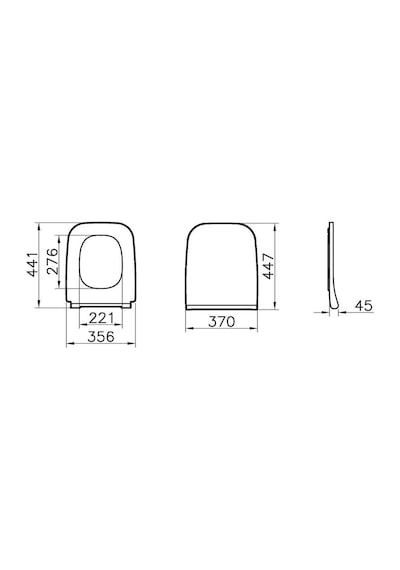 VitrA Shift Slim Soft Yavaş Kapanan Klozet Kapağı (191 - 003 - 009)