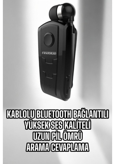 Tüm Telefonlara Uyumlu Mikrofonlu Titreşimli Makaralı Bluetooth Kulakiçi Kulaklık - Lisinya Diğer
