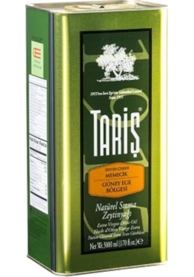 Tariş Güney Ege Bölgesi Naturel Sızma Zeytinyağı Teneke 4 x 5 L