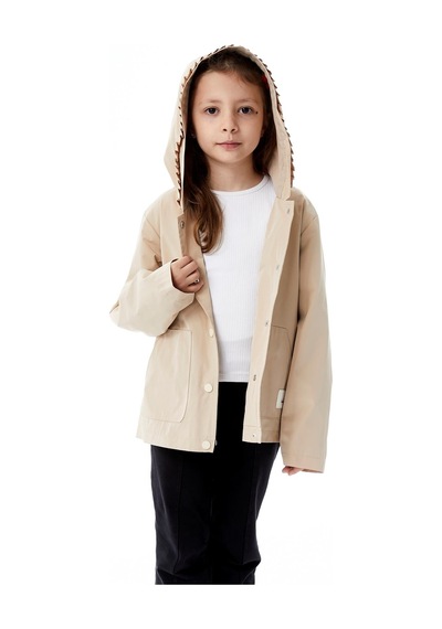 Benitto Kids Kız Çocuk Mevsimlik Yağmurluk Ceket 51360 Kahve