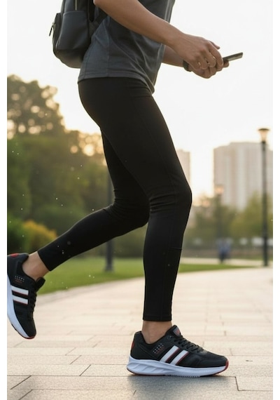 Enoch Erkek Spor Ayakkabı Şeritli Koşu Ve Yürüyüş Sneaker Hafif Tabanlı Günlük Model Siyah - Kırmızı Enoch Erkek Spor Ayakkabı Şeritli Koşu Ve Yürüyüş Sneaker Hafif Tabanlı Günlük Model Siyah - Kırmızı