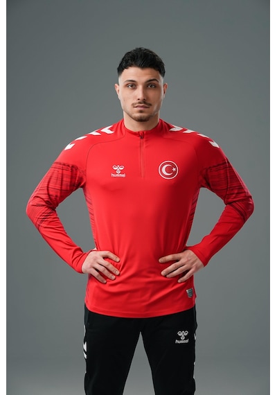 Hummel Milli Takım Line Antrenman Eşofman Üstü Kırmızı
