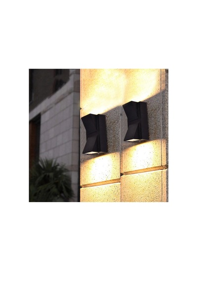 Cata Rodos 7w Günışığı 3200 Kelvin Led Aplik Dış Mekan Ip44 Ct-7065 Siyah