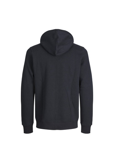 Jack & Jones Plus Büyük Beden Kapüşonlu Üst Reißverschluss Black
