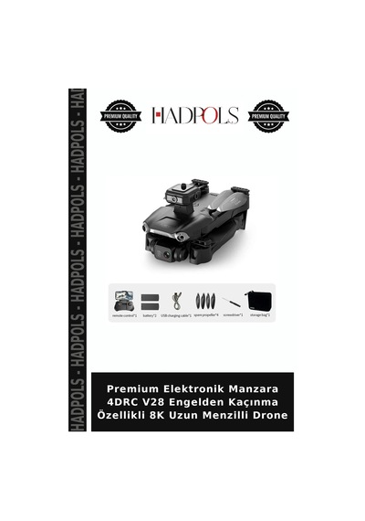 Premium Elektronik Manzara 4drc V28 Engelden Kaçınma Özellikli 8k Uzun Menzilli Drone