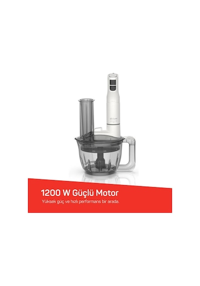 AR1187 Soprano Max Neo Multi Blender Seti 5 Fonksiyonlu 1200W