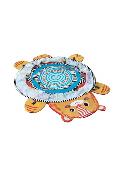 Sevimli Aslan Desenli Bebek Aktivite Halısı ve Top Havuzu
