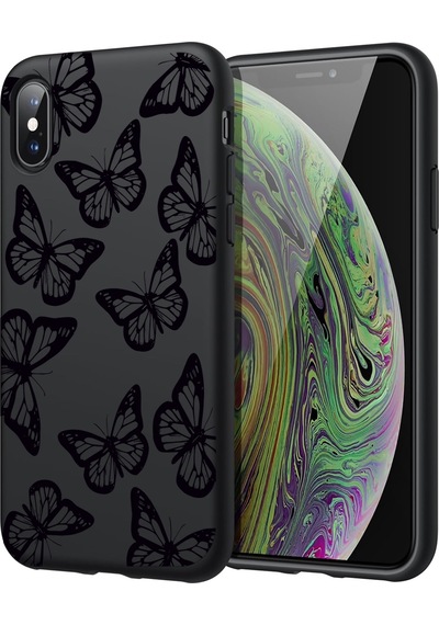 Apple Uyumlu iPhone Xr İle Premier Kalite Özel Üretim Baskılı Silikon Telefon Kılıfı Bc 4 Siyah
