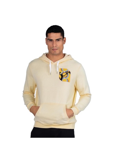 Kappa Erkek Sweatshirt Authentic Graphik Vincent Tk Fleece 341H5W Bej
