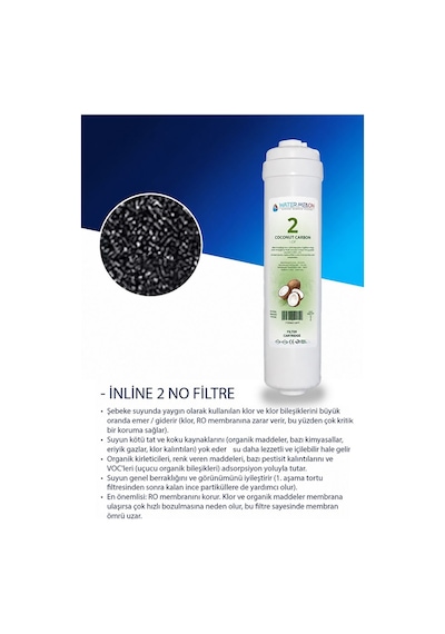 WaterMelon Kapalı Kasa 12 Inç Inline Su Arıtma Cihazı Filtresi 5 Aşamalı NSF'Lİ Vontron Membranlı Set