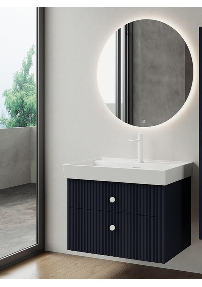 Denko Marsilya 80 Cm Mat Lacivert Banyo Dolabı Alt Modül Lavabo Antrasit Denko Marsilya 80 Cm Mat Lacivert Banyo Dolabı Alt Modül Lavabo Antrasit