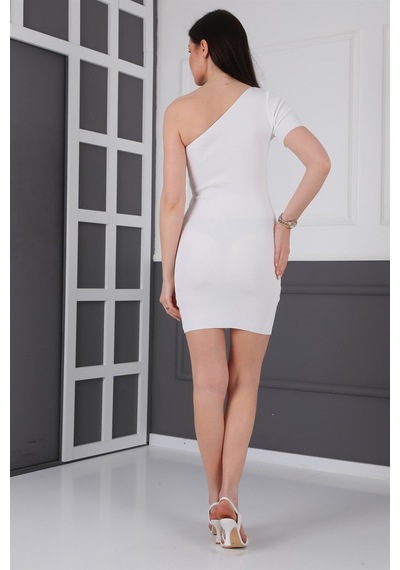 Z2015 Dewberry Bayan Elbise-beyaz Beyaz
