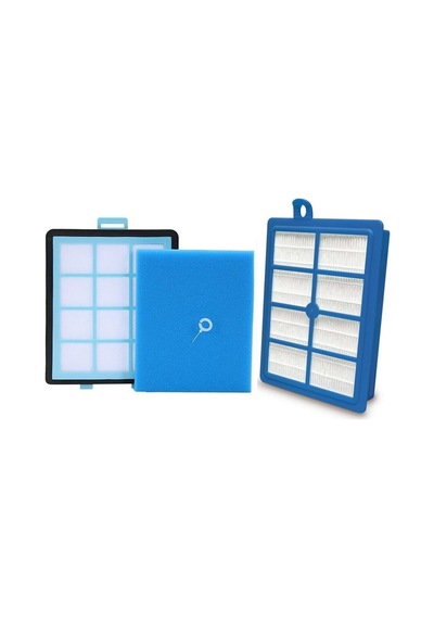 Philips Uyumlu FC 8760 PowerPro Süpürge Ön Filtresi + Hepa Filtre (Set)