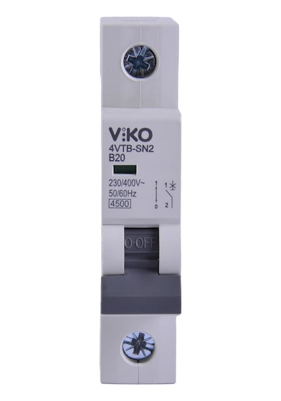 Viko 4vtb-1b20 Otomatik Sigorta 4,5ka B Tipi 1 Kutup 20a 10