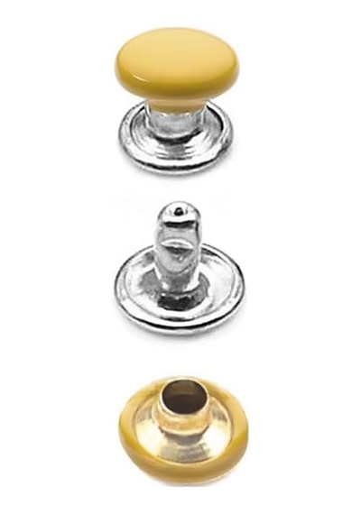5 Mm 00 No Sarı Renkli Perçin Rivet 30 Adet