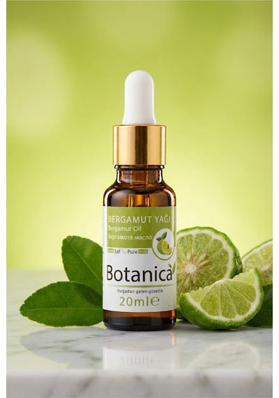 Botanica %100 Saf Bergamot Yağı Ruh Hali Düzenleyici Stres Giderici Doğal Aromaterapi Uçucu Bitki Özü 20 Ml 20 ML