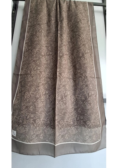 Modakaşmir Aminenesil Paisley Etnik Desen Soft Pamuk Şal TOPRAK
