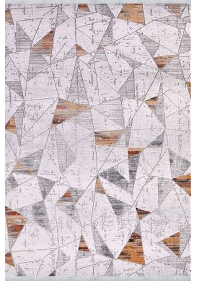 Çam Halı Crea Plus Stone Roxanne 17169 Gri Taba Modern Desenli Makine Halısı