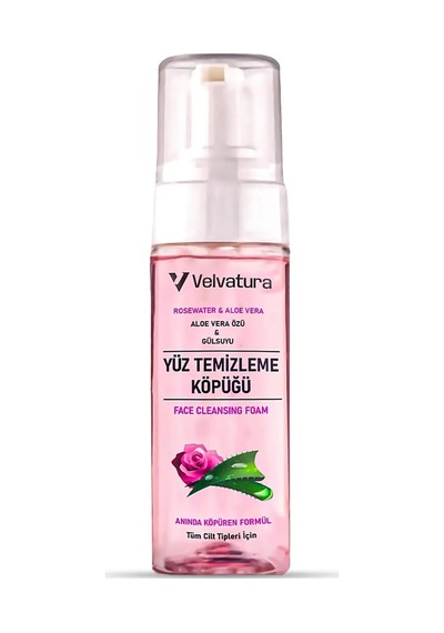 Tr Yüz Temizleme Köpüğü Gül Suyu Ve Aloe Vera İçeren Canlandırıcı, Ferahlatıcı Etkili