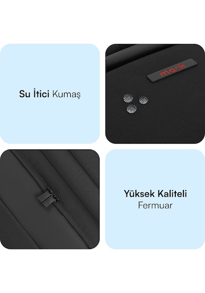 Mack Mcc-807 18 Business X Notebook Sırt Çantası Siyah siyah