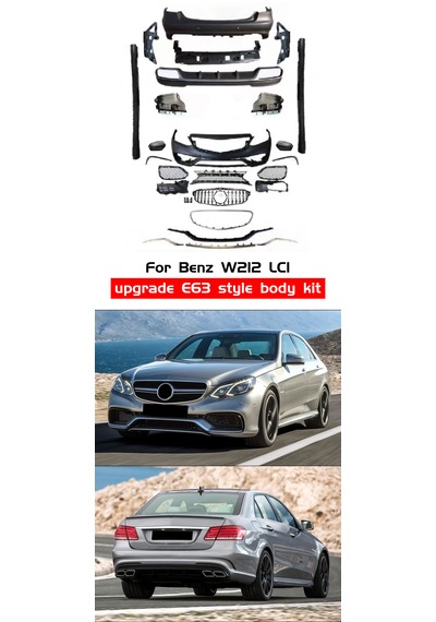 Mercedes W212 E63 Amg Ön Arka Tampon Dolu Bodykit Seti-plastik