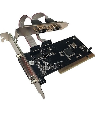 Navidata Nvd-62 Pci Lpt Paralel Port Db25 + Rs232 Db9 Dual Seri Com Port