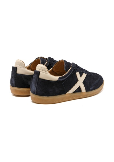 Lacivert Sneaker Günlük Erkek Rc-25y-088-m-vade John May Laci Süet-bej Deri Lacivert