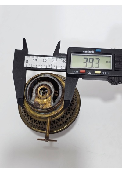 Antika Gaz Lambası Mekanizma Başlığı 008 Sarı