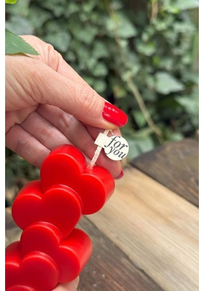For You Model1 Krem Rengi İp Fitil Etiketi 100 Adet