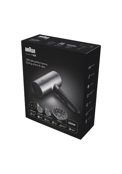 Braun Brhd435e Hd4.3 2200 W Iontec Difüzörlü Saç Kurutma Makinesi