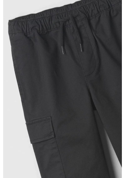 Gap V-woven Cargo Çocuk Pantolon Siyah