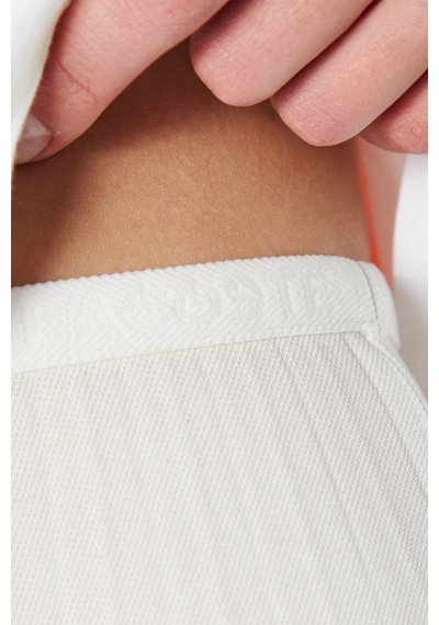 Lacoste Women's Pleated Skirt Pileli Kadın Etek Beyaz