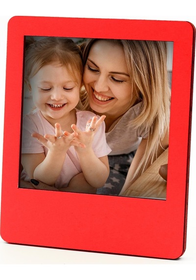 Anneler Gününe Özel Tasarım Kupa & Kalp Mum & Kişiye Özel Fotoğraf Çerçevesi & Yıldız Anahtarlık Hediye Seti
