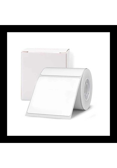 Nıımbot T50 Etiket 50mm X 50mm Tek Kolonda 1li 150 Adet Beyaz Kare B1, B21s, B3s, B21 Pro