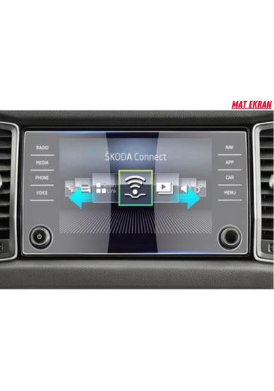 Skoda Kodiaq 2022-2023 Navigasyon Ve Multimedya Uyumlu Mat Ekran Koruyucu