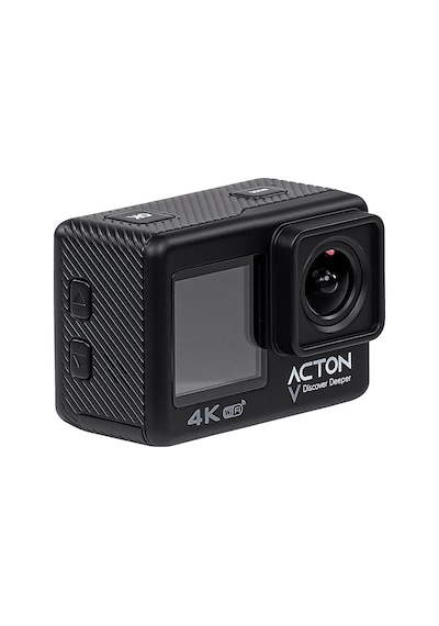 Acton Gold 4k Çift Ekranlı Aksiyon Kamerası Siyah