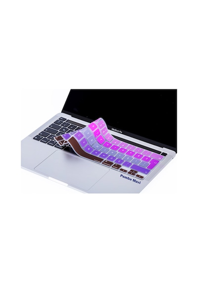 Apple Uyumlu MacBook Pro TouchBar Klavye Koruyucu 13inc 16inc Türkçe Baskılı