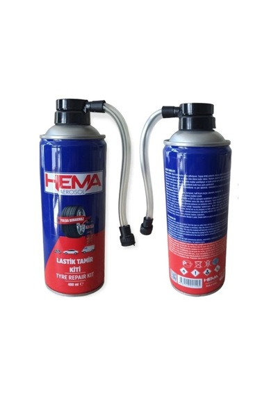 Lastik Tamir Spreyi Lastik Tamir Kiti Lastik Köpüğü 400Ml 2 Adet