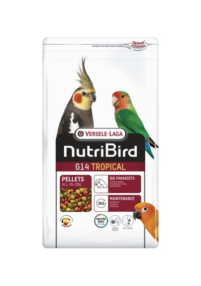 Nutribird G14 Tropıcal Paraket Pelet Yem 1kg Bölme Paket