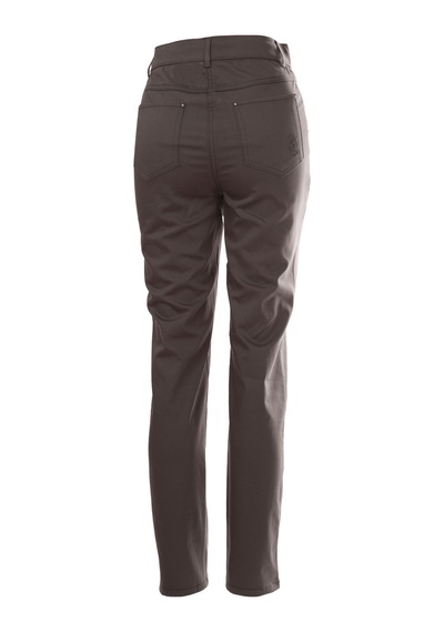 Seleste Minimalist Yüksek Bel Kadın Pantolon - Regular Fit - Günlük & Ofis Haki