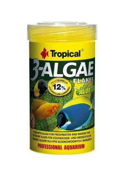Ayrex Tropical 3 Algae Flakes 100ml 20gr