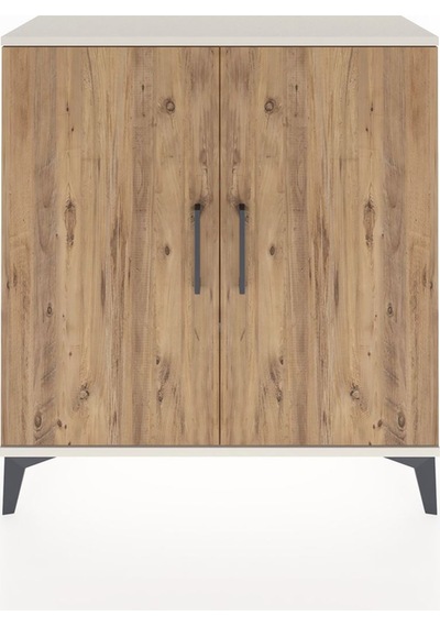 Arges Şifonyer 2 Raflı 2 Kapaklı 88x30x96 Aytaşı-çam Aytaşı