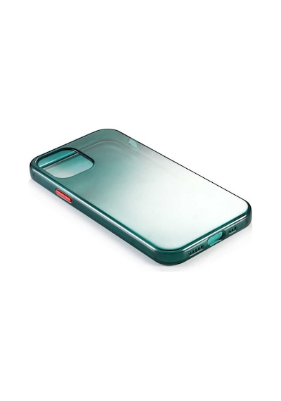 Apple Uyumlu iPhone 12 Pro Max Kılıf Zore Bistro Kapak Koyu Yeşil