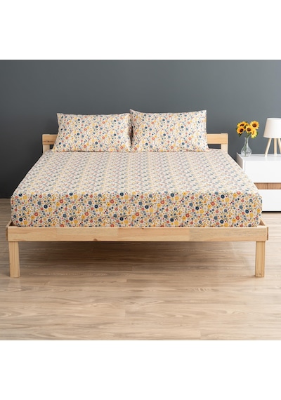Soley Liberty %100 Pamuklu Çift Kişilik 160 X 200 Lastikli Çarşaf Seti 001