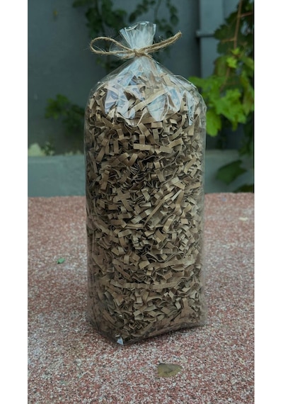 Çikolata, Karamel 50 Gr Kırpık Kağıt, Z Zigzag, Süs Hediye Kutu Dolgu Kağıt Kırpık Kutu İçi Süsleme