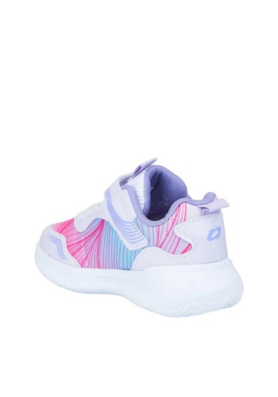 Zacoz Kız Çocuk Renk Detaylı Günlük Spor Sneaker Ayakkabı Beyaz