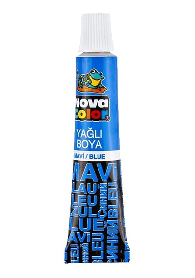 Nova Color Yağlı Boya Tüp Mavi Nc-129 Çok Renkli