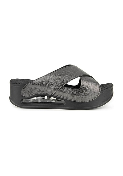 Muya Penelope Anatomik Airmax Memory Foam Kadın Terlik Desenli Platin