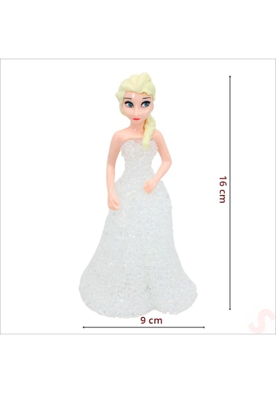 Frozen Renk Değiştiren Led Işıklı Lamba 16x9cm - Beyaz,1 Adet